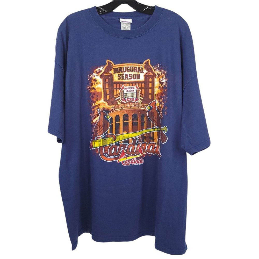 CSA St Louis Cardinals T Shirt Size 2X 2006 Inaugural Season MLB Busch Stadium